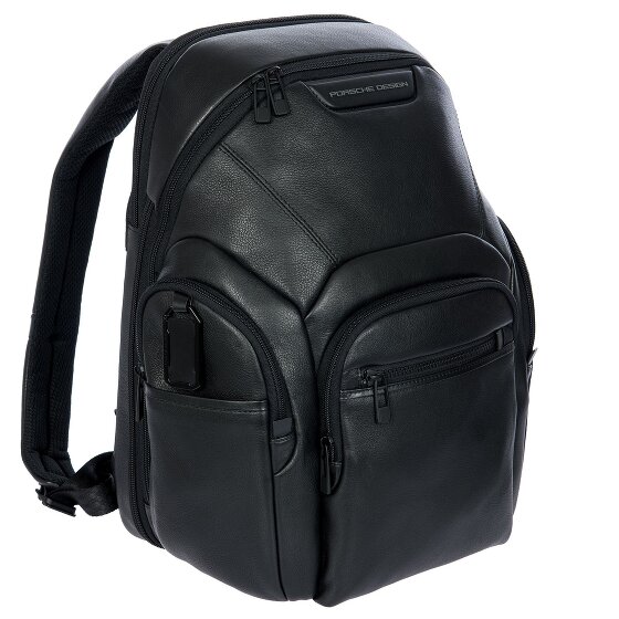 Porsche Design Roadster Zakelijke rugzak Leer 40 cm Laptop compartiment