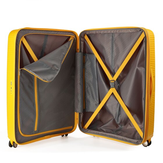 American Tourister Soundbox 4 wielen Trolley 80 cm met uitbreidingsplooi