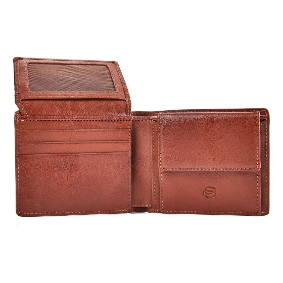 Piquadro Victor Portemonnee RFID-bescherming Leder 11 cm