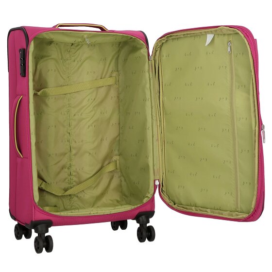 d&n Travel Line 6704 4 wielen Kofferset 3-delig
