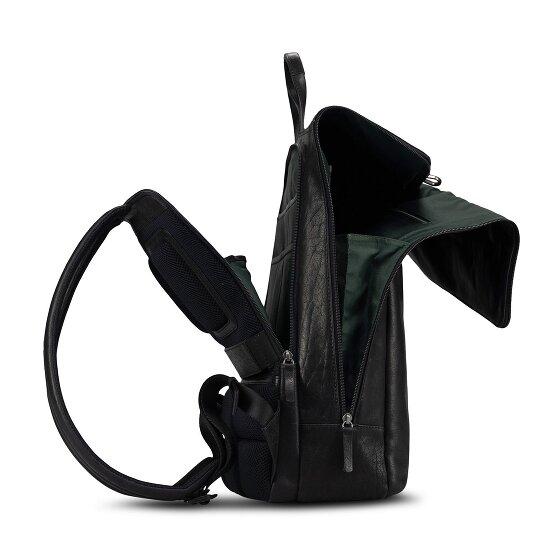 Jost Glasgow Dagrugzak RFID-bescherming Leder 42 cm Laptopvak