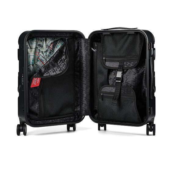Sprayground Gold Brick Luxe 4 wielen Cabinewagen 52 cm