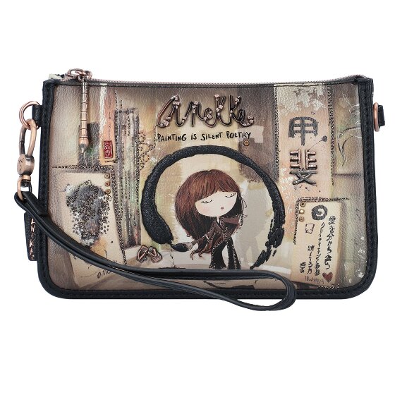 Anekke Shoen Black Schoudertas 21 cm