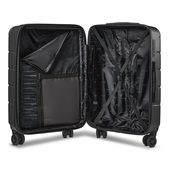 Police Dublin 4 wielen Trolley M 64 cm met uitbreidingsplooi