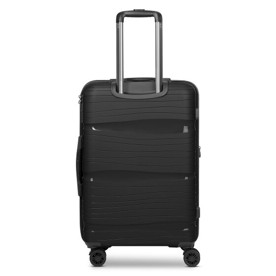 d&n Travel Line 4300-Plus 4 wielen Trolley M 65 cm met uitbreidingsplooi