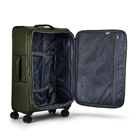 Benzi 5825 4 wielen Trolley M 67 cm met uitbreidingsplooi
