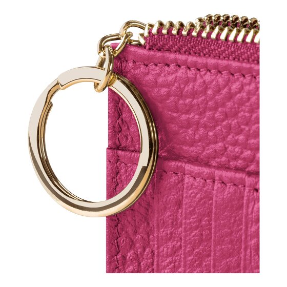 Lazarotti Bologna Leren sleutelhanger Kaarthouder leer 11,5 cm met air tag compartiment