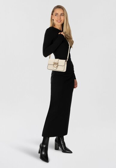 PINKO Love One Schoudertas Leer 22 cm