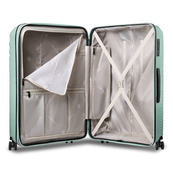 Farmhood Straw Edition 4 wielen Trolley 77 cm met uitbreidingsplooi