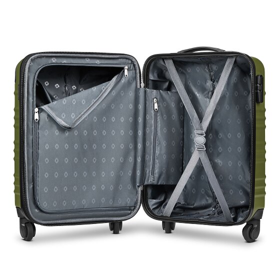 Wenger Amplar Evo 4 wielen Cabinewagen S 53 cm met uitbreidingsplooi