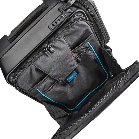 Piquadro PQ-Light 4 wielen Cabinewagen 55 cm Laptopvak