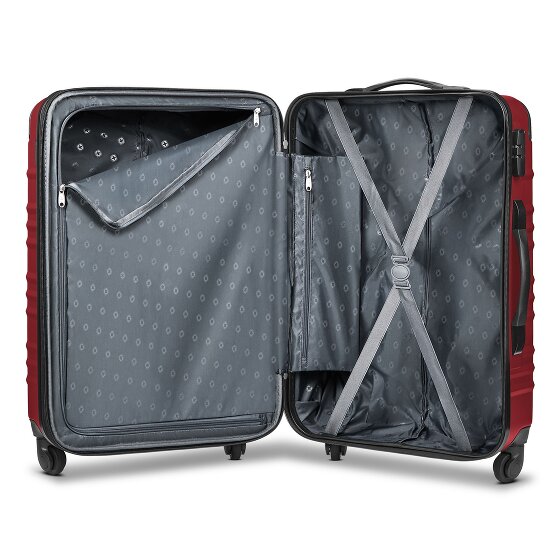 Wenger Amplar Evo 4 wielen Trolley M 65 cm met uitbreidingsplooi