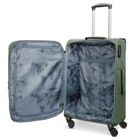 Franky Melbourne 3.0 4-wiel trolley 69 cm met uitbreidingsplooi