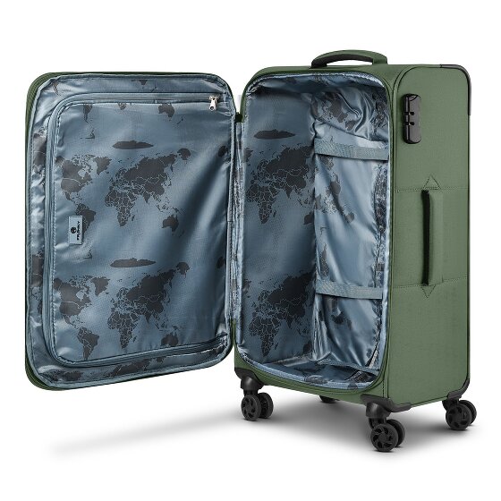 Franky Melbourne 3.0 4-wiel trolley 69 cm met uitbreidingsplooi