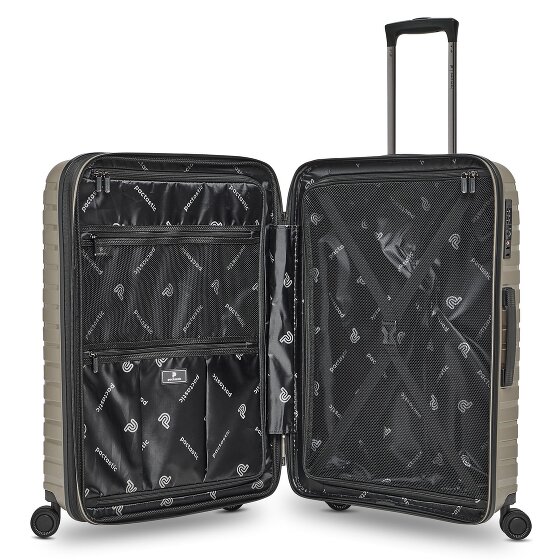 Pactastic Collection 04 THE MEDIUM + 4 wielen Trolley M 66 cm met uitbreidingsplooi