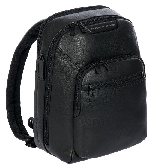 Porsche Design Roadster Zakelijke rugzak Leer 37 cm Laptop compartiment