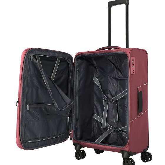 Travelite Skaii 4 wielen Kofferset 3-delig met uitbreidingsplooi