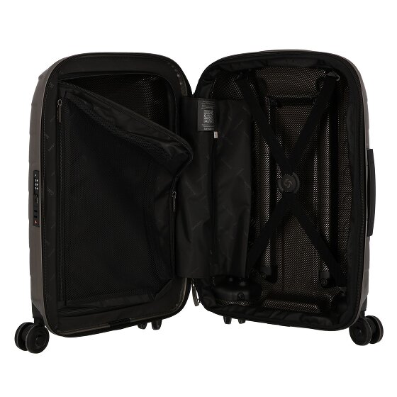 Samsonite Attrix 4 wielen Cabinewagen 55 cm met uitbreidingsplooi