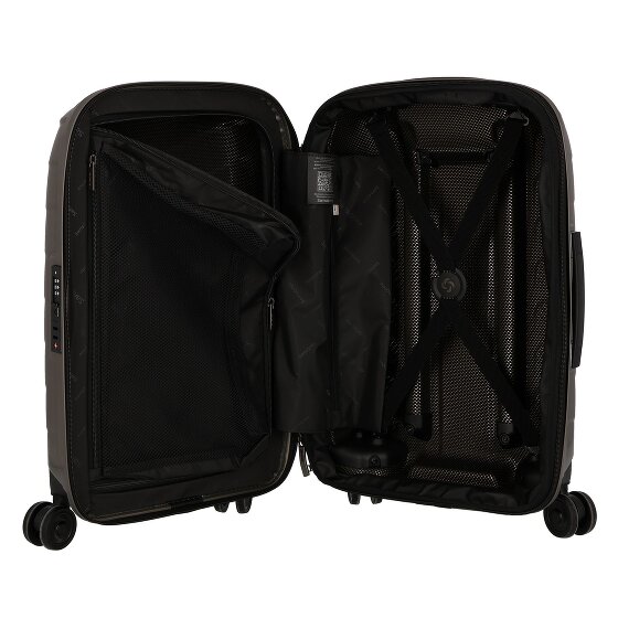 Samsonite Attrix 4 wielen Cabinewagen 55 cm met uitbreidingsplooi