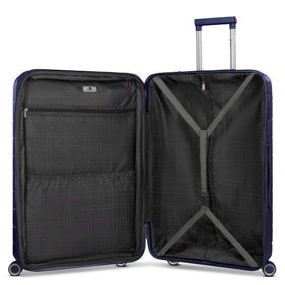 Franky London 4 wielen Trolley L 74 cm met uitbreidingsplooi