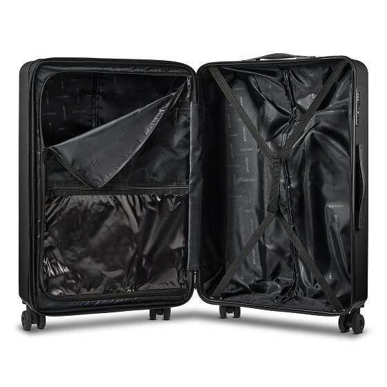 Roberto Cavalli Florence 4 wielen Trolley 74 cm met uitbreidingsplooi