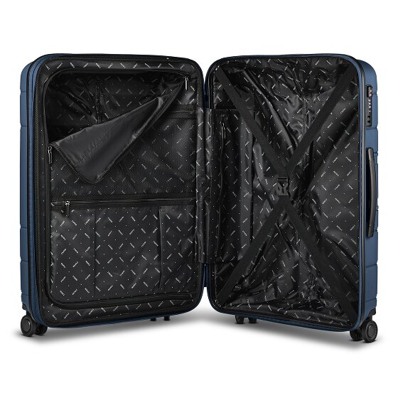 Redolz Essentials 11 4 wielen Trolley 66 cm met uitbreidingsplooi