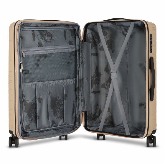 Franky Dallas 3.0 4-wiel trolley M 65 cm met rekbare vouw