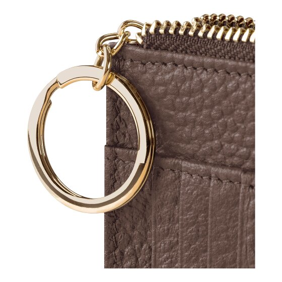 Lazarotti Bologna Leren sleutelhanger Kaarthouder leer 11,5 cm met air tag compartiment
