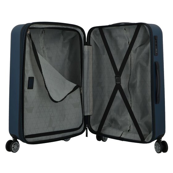 Gabol Future Plus 4 wielen Trolley 66 cm met uitbreidingsplooi
