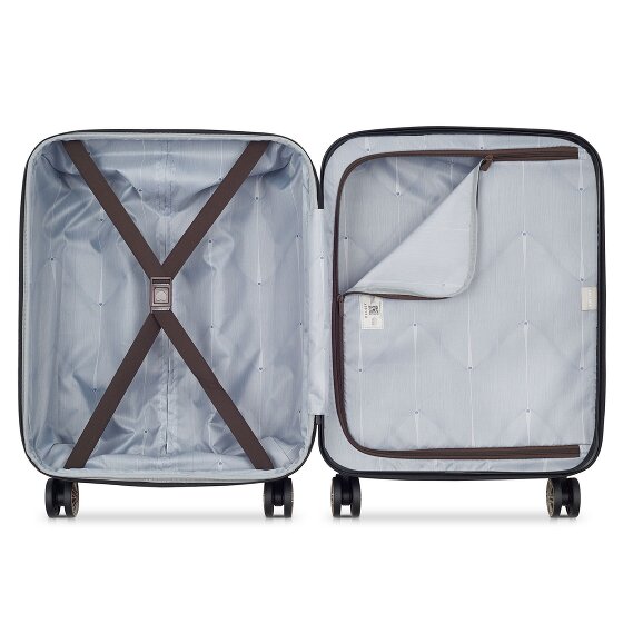 Delsey Paris Meteor 4 wielen Cabinewagen 55 cm met uitbreidingsplooi