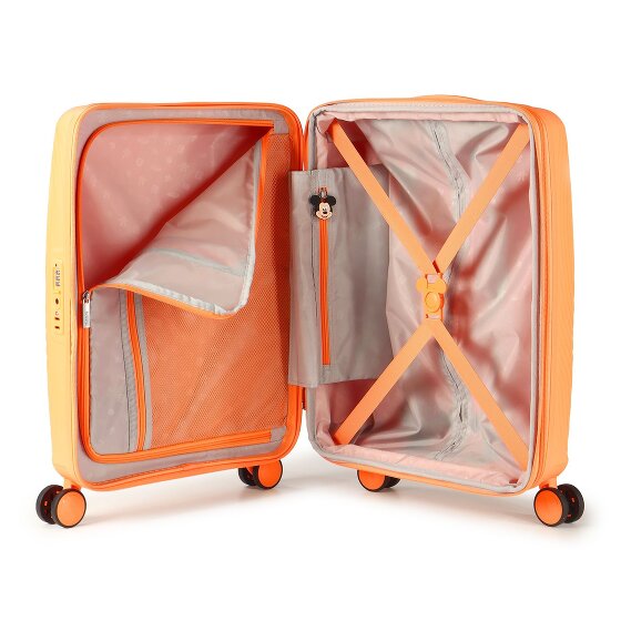 American Tourister Mickey Magic 4 wielen Cabinewagen 55 cm met uitbreidingsplooi