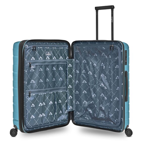 Bergpfeil Reis trolley op 4 wielen M 66 cm met uitbreidingsplooi