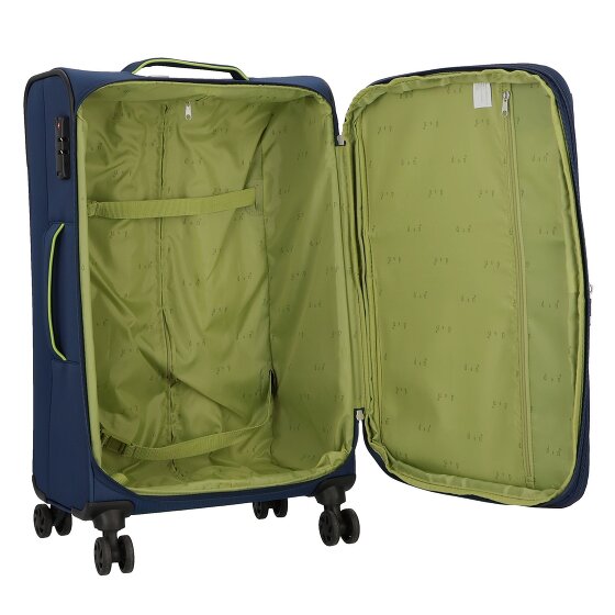 d&n Travel Line 6704 4 wielen Kofferset 3-delig