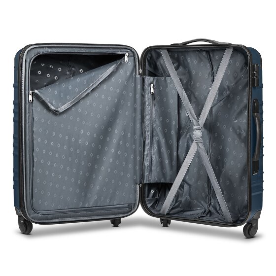 Wenger Amplar Evo 4 wielen Trolley M 65 cm met uitbreidingsplooi