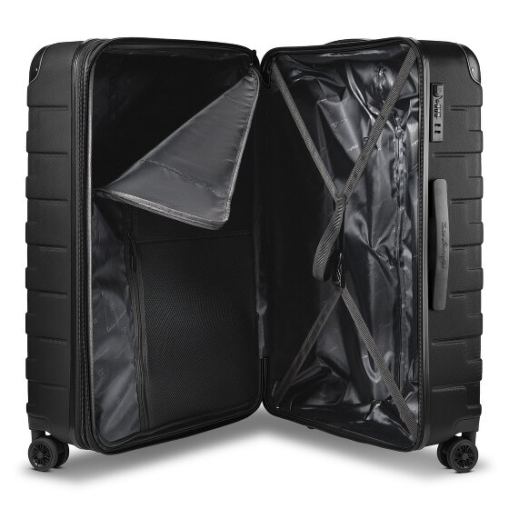 Tonino Lamborghini Milano 4 wielen Kofferset 3-delig met uitbreidingsplooi