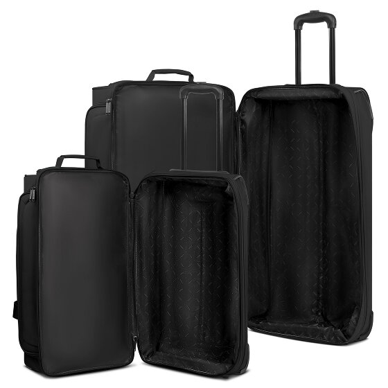 Redolz Duffle Essentials 2-wiel reistassenset 2 st. M+L met rekbare vouw