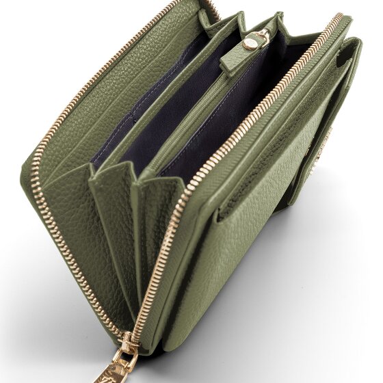 Lazarotti Bologna Leren Zip-Around Portemonnee Mobiel Telefoonhoesje Leer 19 cm