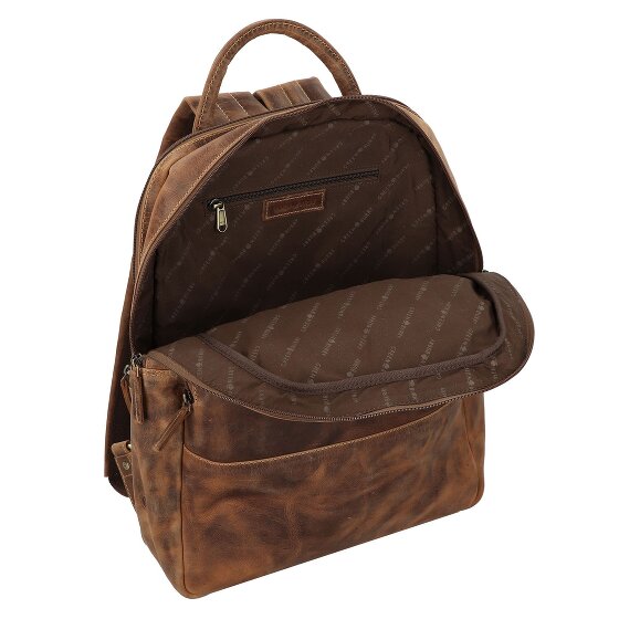 Greenburry Vintage Dagrugzak Leer 43 cm Laptop compartiment