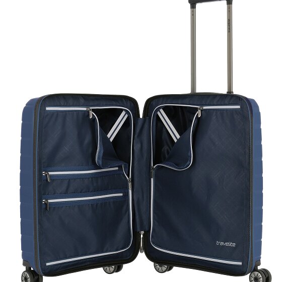 Travelite Air Base 4 wielen Cabinewagen 55 cm Laptopvak