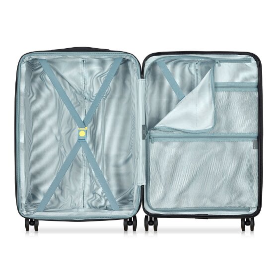 Delsey Paris Air Armour 4 wielen Kofferset 3-delig met uitbreidingsplooi