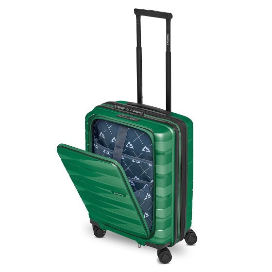 Bergpfeil Travel 4 wielen Cabinewagen 55 cm Laptop compartiment met uitbreidingsplooi