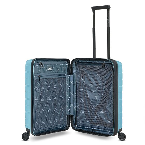 Bergpfeil Travel 4 wielen Cabinewagen 55 cm Laptopvak met uitbreidingsplooi