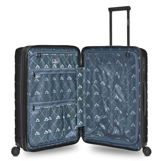 Bergpfeil Reis trolley op 4 wielen M 66 cm met uitbreidingsplooi
