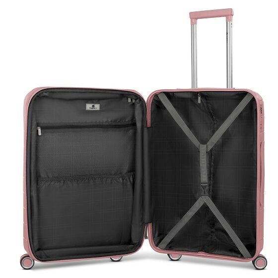 Franky London 4 wielen Trolley M 65 cm met uitbreidingsplooi