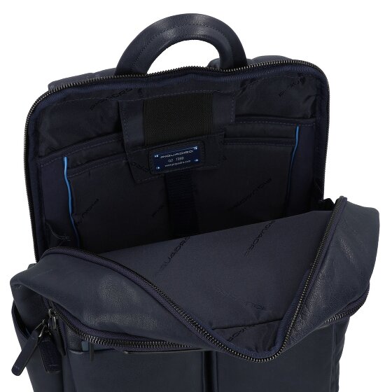 Piquadro Paavo Dagrugzak Leer 43 cm Laptop compartiment