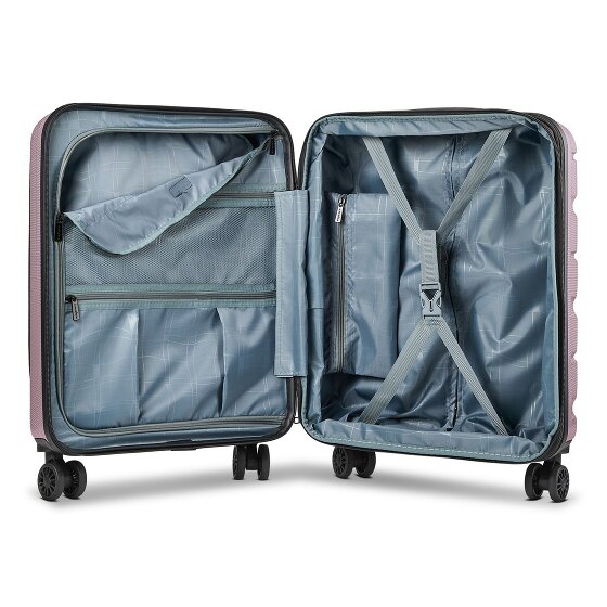 Franky Munich 4.0 4 wielen Cabinewagen 55 cm Laptopvak met uitbreidingsplooi