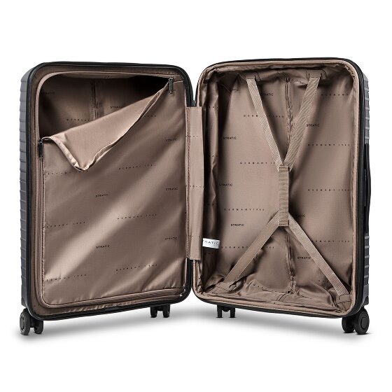 Stratic Shine 4 wielen Trolley 66 cm met uitbreidingsplooi
