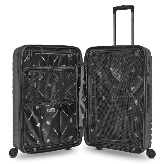 Pactastic Collection 04 THE MEDIUM + 4 wielen Trolley M 66 cm met uitbreidingsplooi