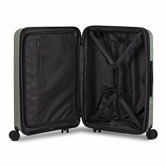 d&n Toronto 4 wielen Trolley M 65 cm met uitbreidingsplooi