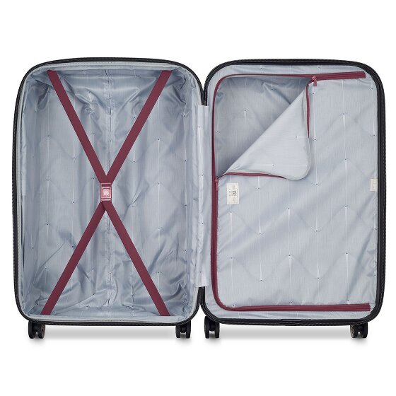 Delsey Paris Meteor 4 wielen Trolley L 78 cm met uitbreidingsplooi